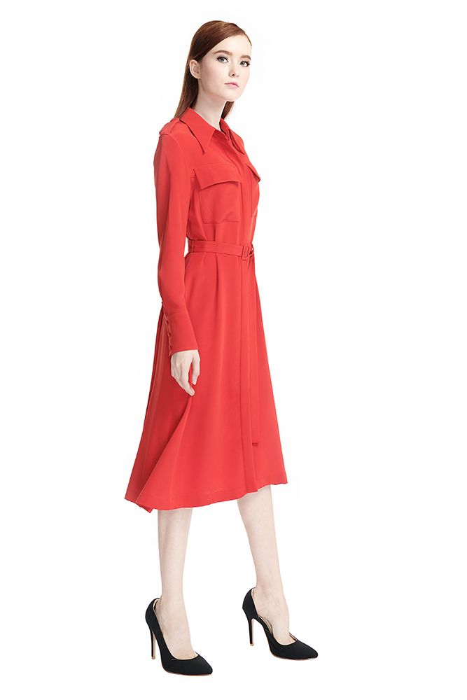 side view of the dress